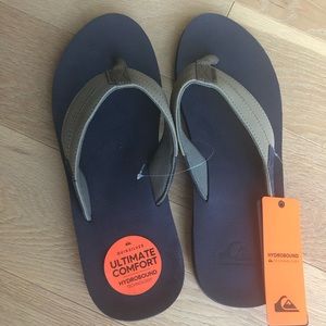 NWT Quiksilver Men's Coastal Oasis 3 Point Sandal Size 11